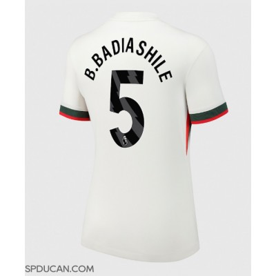 Zenski Nogometni Dres Chelsea Benoit Badiashile #5 Gostujuci 2025-26 Kratak Rukav Zenski Nogometni Dres Chelsea Benoit Badiashile #5 Gostujuci 2025-26 Kratak Rukav